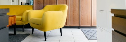 Yellow Chair in House